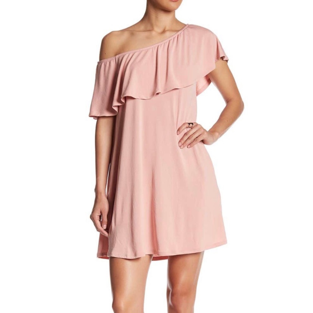 SOCIALITE Off-the-Shoulder Ruffle Dress